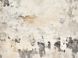 Fototapeta premium Old paper faded and worn texture background with muted colors, beige, cream white and light grey