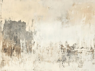 Fototapeta premium Old paper faded and worn texture background with muted colors, beige, cream white and light grey