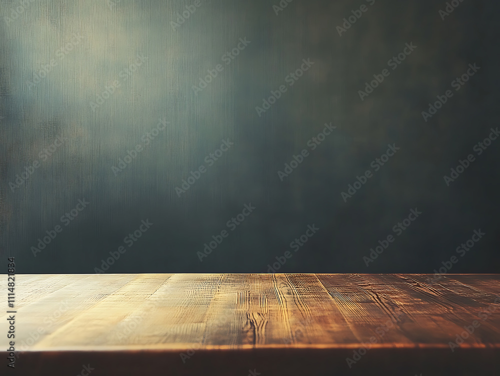 Poster empty conference table background