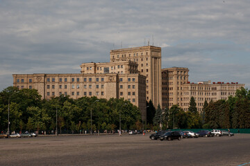 Kharkiv Karazin University building in summer