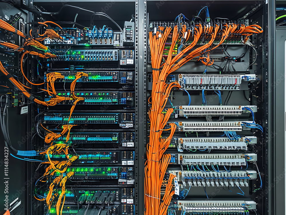 Poster Server technology datum network computer information rack room hardware system connection database center business web security service storage communication industry