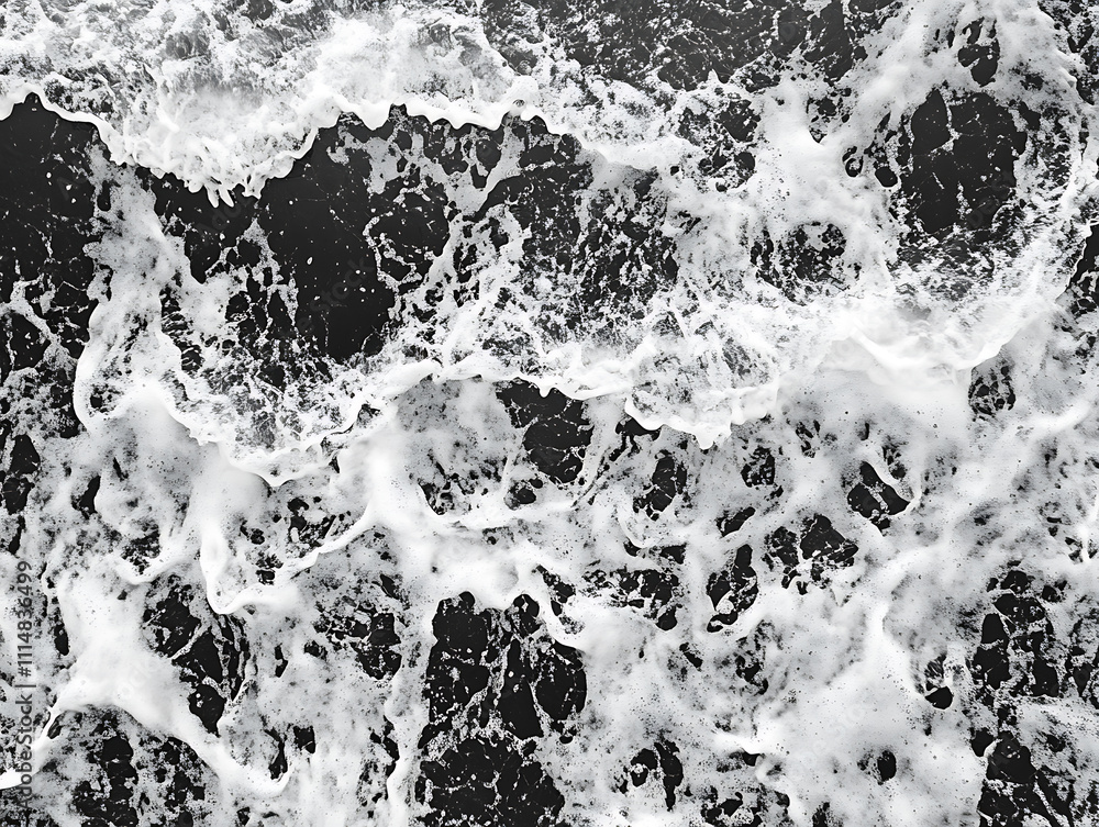 Aufkleber top view on water texture background for overlay