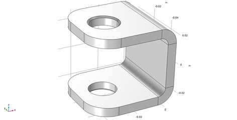 Computer technic 3d modeling and
investigation of parameters of steel mechanical part
using computer aided design system.
Design environment of engineering calculation. 