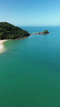 Prumirim island, Ubatuba, Brazil