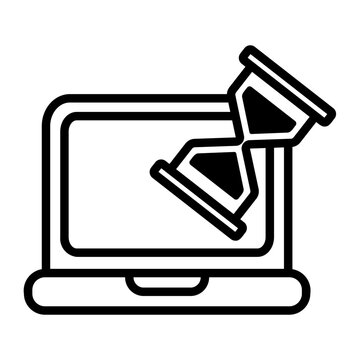 recommend clip art: hourglass Line Icon