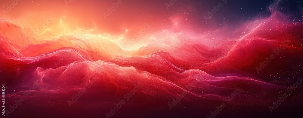 Poster red gradient background abstract design grainy texture minimalistic vibrant soft flow modern poster 