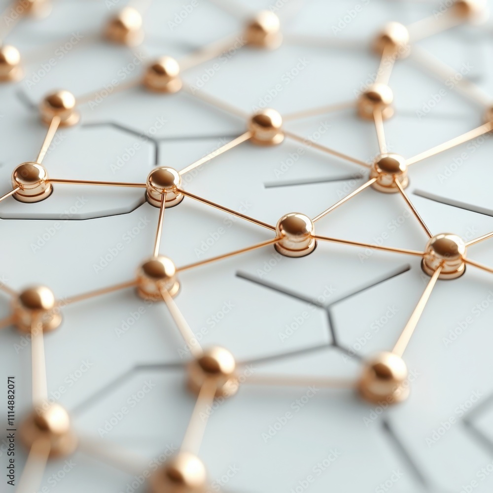 Poster exploring polymer-based nanomaterials grid innovations in material science research lab scientific v