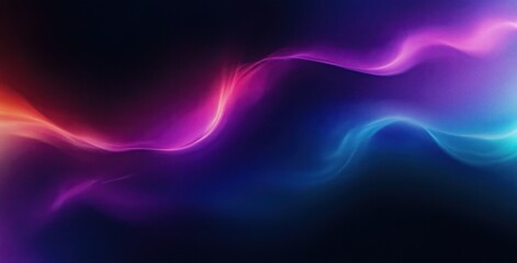 Fototapeta premium Abstract Vibrant Purple and Blue Gradient Artwork with Dreamy Lighting