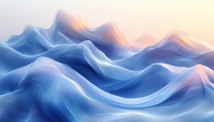 Obraz premium Cool Blue Gradient Abstract Background for Modern Business Presentation