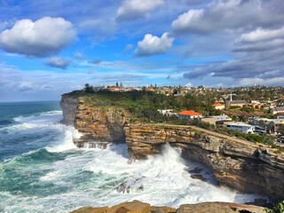 View at watsons bay hike