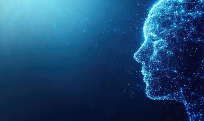 Obraz premium Wisdom Point: Abstract Representation of Brain and AI