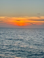 Fototapeta premium sunset over the sea