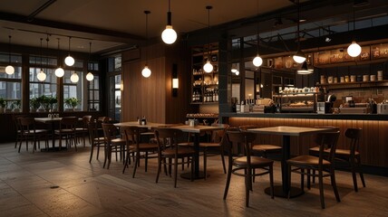 Classic Cafe Interior