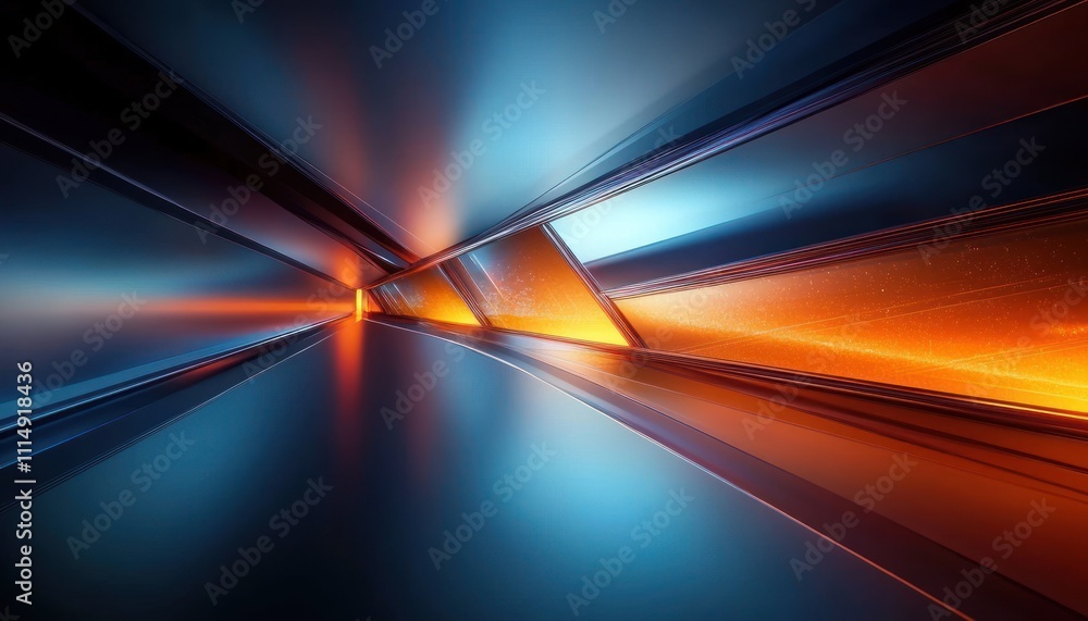 Aufkleber futuristic abstract 3d business background with geometric lines and dynamic angles