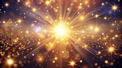 Fototapeta premium Modern beauty star particles shining in ethereal light, beauty, modern, star, particles, glowing, ethereal, light