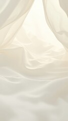 Obraz premium A serene, blurred landscape of a light-colored, woven fabric with subtle, rounded patterns, rounded patterns, textured surface, gentle curves, serene blur, soothing atmosphere