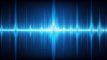 Blue audio waveform background , Music, sound, technology, digital, wave, pattern, abstract, graphic, design