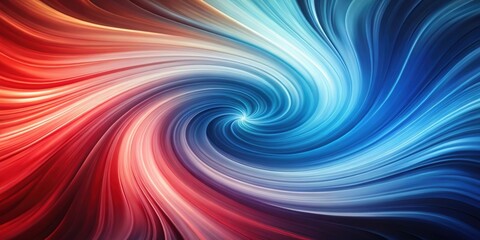 Fototapeta premium Abstract swirling gradient with red and blue hues, swirls, gradient, abstract, red, blue, colors, vibrant, background