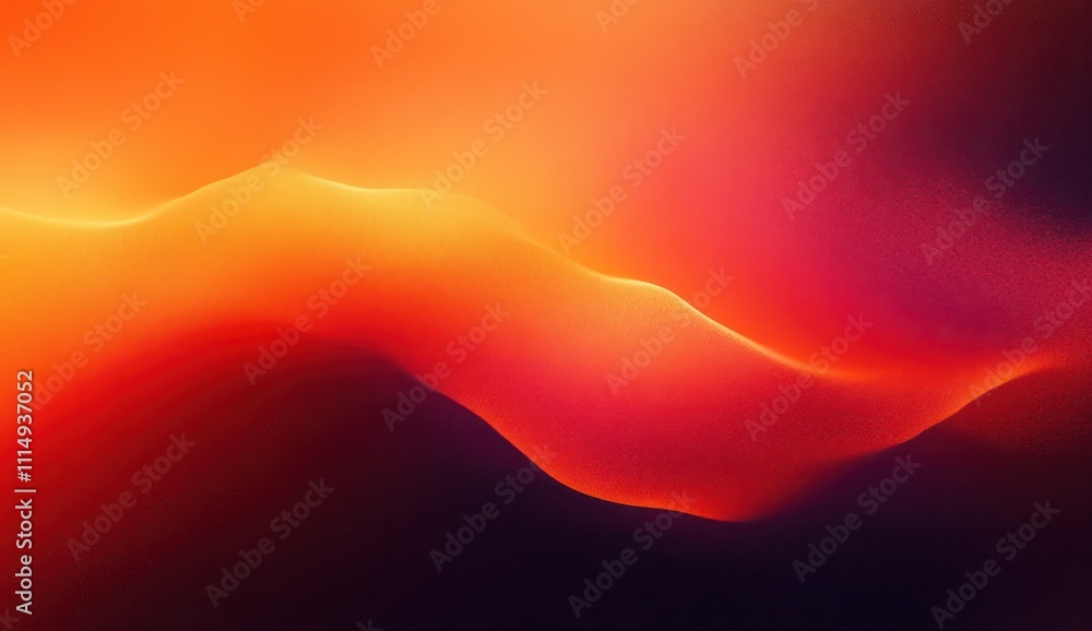 Poster warm orange dark red gradient background soft focus abstract design web banner