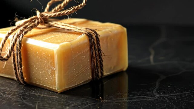 Artisan Handmade Soap Bar, Natural and Organic, Tied with Jute Twine