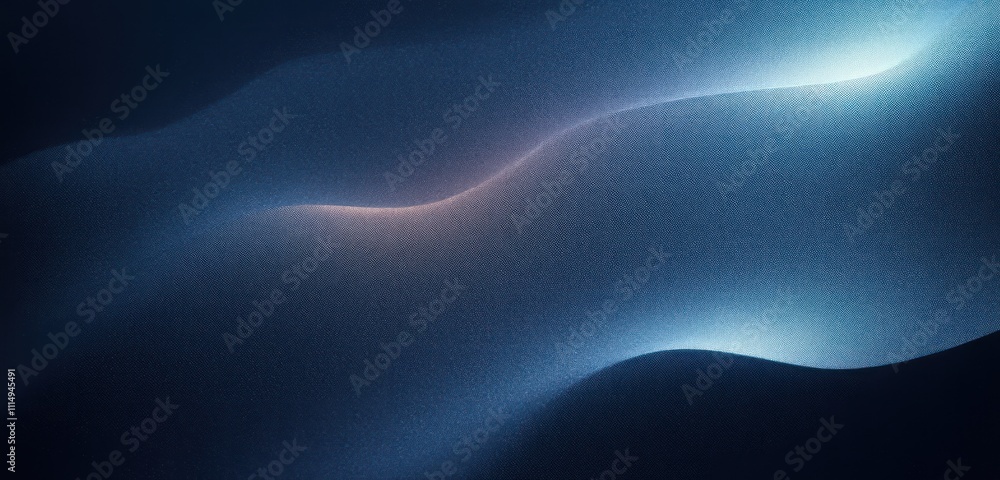Poster monochromatic blue gradient background smooth elegant abstract design with grainy textures and soft 