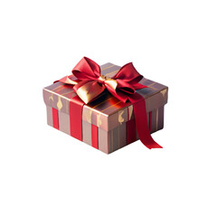 Obraz premium gift box isolated on white