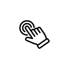 Hand pointer icons. Pointer click icon vector	