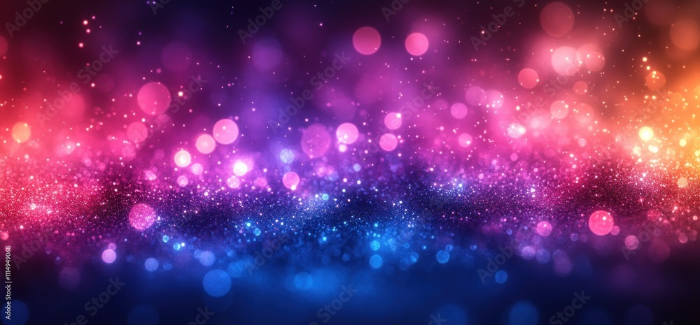 Poster deep blue magenta gradient background with soft bokeh effect abstract design for banner poster cover