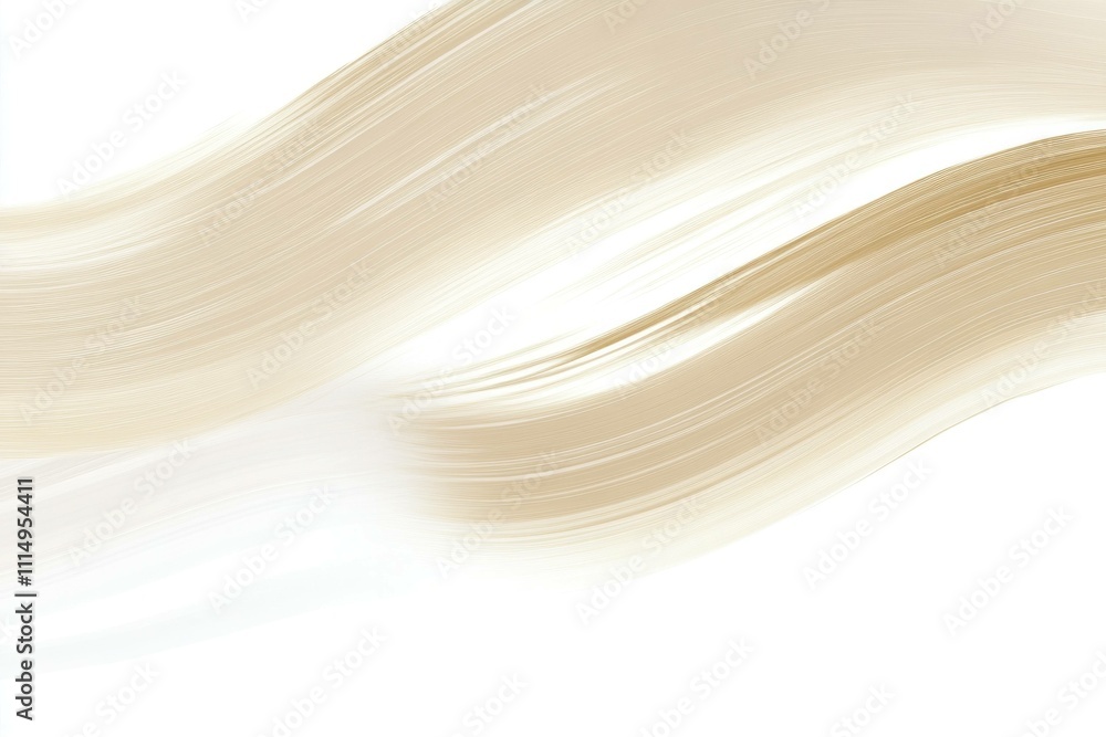 Aufkleber soft beige abstract wave background design with smooth lines, ideal for tranquil and elegant themes 