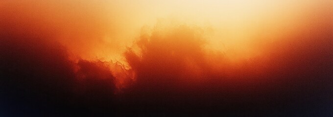 Fototapeta premium Grainy Gradient Background Orange Brown Purple Black Abstract Expressionism Ethereal Moody Design