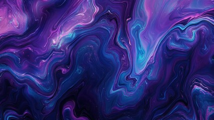 Fototapeta premium A neon purple and blue background with swirling patterns