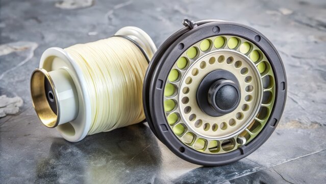 Fly Fishing Reel and Spool of Line