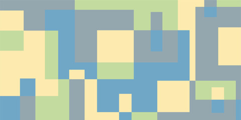 Colorful geometric background, geometric pattern texture, random square shape pattern, abstract pixels with pastel colors