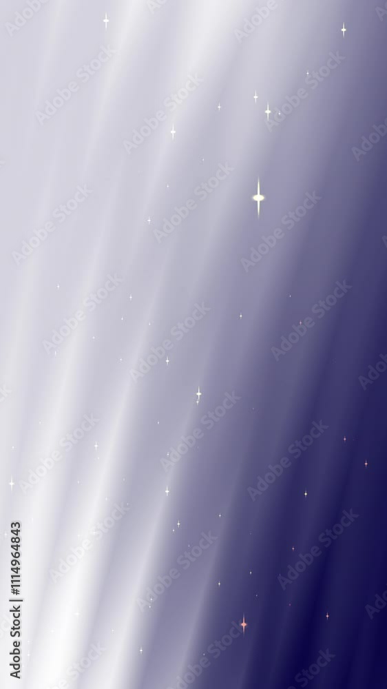 Poster the image depicts a serene nightscape with a gradient of blue and purple hues subtly transitioning t