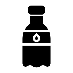 plastic bottle Solid icon