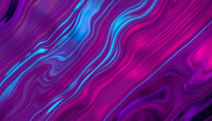 Fototapeta premium Abstract Purple and Blue Swirling Liquid Design