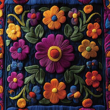 Lenca Pattern - A fabric pattern used in the traditional textiles of the Lenca indigenous group. 