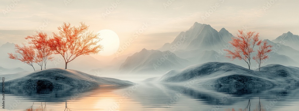Poster grayscale abstract background with soft gradients and noise texture for elegant banner and wallpaper