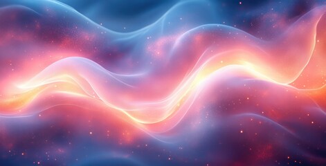 Fototapeta premium Soft Abstract Gradient Background in Pastel Blue and Pink Minimalist Design with Diffused Light