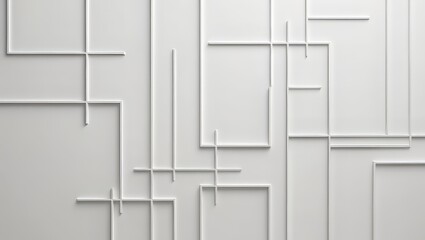 Fototapeta premium white lines on a white background