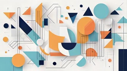 memphis geometric background