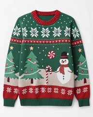 Christmas sweater, festive design