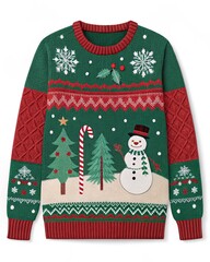 Christmas sweater, festive design