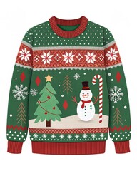 Christmas sweater, festive design