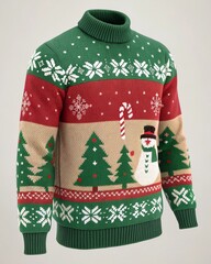 Christmas sweater, festive design