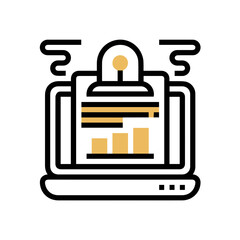 Warning attention icon symbol vector image Illustration