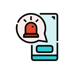 Warning attention icon symbol vector image Illustration