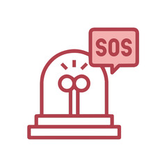 Warning attention icon symbol vector image Illustration