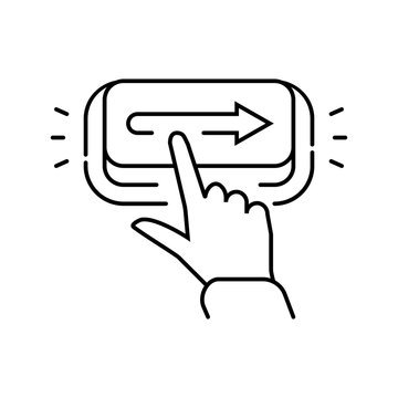 recommend clip art: affordance ux ui design line icon vector. affordance ux ui design sign. isolated contour symbol black illustration