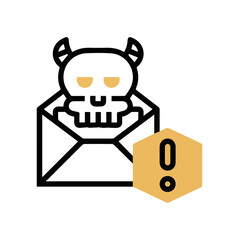 Warning attention icon symbol vector image Illustration
